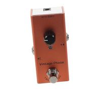 Alasum Mini Electric Guitar Phaser Pedal, Metal Build, True Bypass Circuit, Portable and Versatile Use for Electric Guitar Playing and Recording