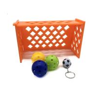 Alasum Mini Football Field Parrot Training for Pet Birds Developing Pet Mind Encouraging Exercises in Parrot Training 2 Sets Random Color for Birds Soccer
