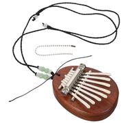 Alasum Mini Key Kalimba Thumb Piano Portable Wooden Finger Piano with Rope for Beginners and Adults Gift Music Instrument