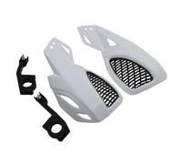 Alasum Motorcycle Handguards Easy to Install Abs Material White 1 Pair Protect Your Motorcycles and Snowmobile Fits 7/8 Inch 22mm Handlebars