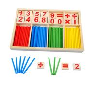 Alasum Multifunctional Mathematics Cognitive Wooden Educational Teaching Board for Brain Development Problem Solving Creative Thinking Parent Interaction