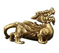 Alasum Mythical Beast and Vivid Images Brass Pendant Keychain with Fine Workmanship Beautiful and Generous Feng Shui Ornament for Home and Car Decoration