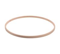 Alasum Natural Bamboo Craft Frame, 7.8" Sturdy Bamboo Hoop Ring with Holes, Beige Wind Chimes Crib Hanger Frame Encouraging Hands-on Skills for Nursery and Room DIY Projects
