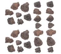 Alasum Natural Black Lava Stones Aquarium Volcanic Rock Stone Bird Bath Use 1.57x1.18x0.79in Lightweight Easy Placement Volcanic Rock for Plants