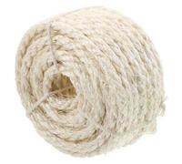 Alasum Natural Sisal Hemp Rope 6mm X 10m Heavy-duty Replaceable Cat Scratching Post Rope for DIY Cat Tree Repair and Household Pet Supplies