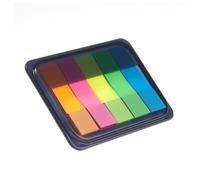Alasum Neon Index Tabs Self-stick Memo Notes 200pcs Pet Material Sticky Page Markers for Bookmarks and Reading Tags Easy to Use Office Supplies