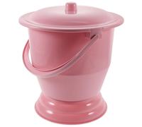 Alasum Night up Spittoon Spittoon with Lid Portable Handle Drop-Resistant Pp Plastic Chamber Pot for Home Use Suitable for Old People