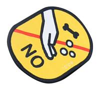 Alasum No Feeding Identification Patch for Pet Harness, High Visibility Fabric Tape with Dirt-Resistant Material, Removable Warning Label for Dog and Cat Social Training