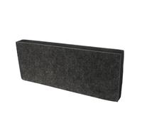 Alasum Noise Reduction Anti Vibration Speaker Riser Mats Subwoofer Isolation Pad Black Polyester High Density Vibration Dampening Mat Contemporary Style Reducing Floor Resonance for Home