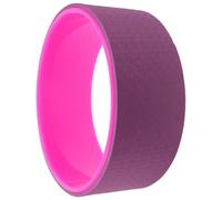 Alasum Non-slip Yoga Wheel for Back Posture Correction and Spine Stretching Dual-color Rose Red Purple Roller for Full-body Flexibility Home Workout Accessory Enhancing Mobility and