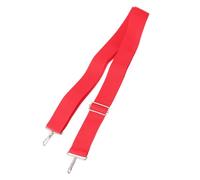 Alasum Nylon Drum Strap with Metal Hook for Bongo and Djembe Snare Drum Red Adjustable Percussion Sling Suitable for Marching Band and Folk Instruments
