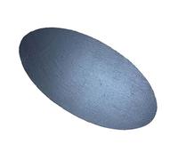Alasum Oval Black Sushi Plate for Food Display, Vintage Rock Style Dinnerware Suitable for Restaurant and Western Restaurant Serving
