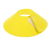 Alasum Parrot Anti-biting Cone Collar Yellow S Size Bird Neck Cover Protective Collar for Plumage Plucking Prevention and Injury Healing