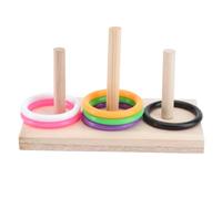 Alasum Parrot Ring Toy for Exercise and Training Bird Toys for African Grey and Budgie for Memory Training Puzzle at Home Random Color