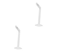 Alasum Pcs Foldable Interview Microphone Noise-canceling Design for Dslr Cameras White