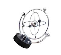Alasum Perpetual Motion Earth Model Desktop Science Decor for Home Office Automated Rotating Planetary Motion Kinetic Art Unique for Science Enthusiasts and Educators