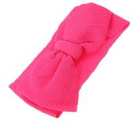 Alasum Pet Bow Headband for Dogs and Cats Adjustable Double-layer Solid Rose Red Bow Hair Accessory Festival Costume Pet Headwear for Holiday Parties