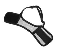 Alasum Pet Muzzle for Dogs Breathable Mesh Gentle Muzzle Prevents Biting Eating Chewing Comfortable Mouth Guard for Small Bulldogs Puppies