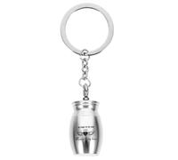 Alasum Pet Urn Keychain Metal Ash Key Chain for Dog Memorial Hanging Ornament as Ashes Keepsake for Bag Keychain Pendant