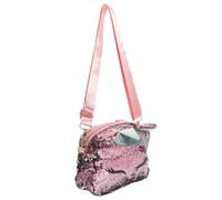 Alasum Pink Unicorn Shaped Mini Sequins Crossbody Shoulder Bag, Multi-purpose Pu Leather Purse with Chain Strap, Easy to Clean and Fashionable Design for Work and Casual Use