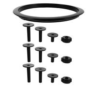 Alasum Plastic Cymbal Sleeve Drum Accessory Kit with Nuts and Drum Rim Protector, No-Slip Replacement for Drum Set Hardware, Enhances Sound Clarity and Ensures Rapid Assembly for Live and Studio Use