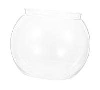 Alasum Plastic Fish Bowl Small Fish Tank with Good View of The Interior, Not Easy to Break, for Office and Home Decoration