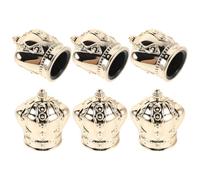 Alasum Plastic Perfume Bottle Caps for Hotel Settings and Gifting Easy to Use and Leakproof Fragrance Sprayer Tops 6pcs with Crown Design for 15mm Mouth Spray Bottles