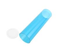 Alasum Plastic Shuttlecock Badminton Container Tube with Cap, Portable Lightweight Storage for 6 Shuttlecocks, Blue, Suitable for Sports Games and Club Activities