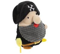 Alasum Plush and Teeth Cleaning Pirate Captain Dog with Interactive Sound Design and Chewable Material for Animals, for Playtime