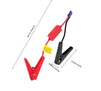 Alasum Portable Alligator Battery, for with Starter Vehicles Cable Clamp Silicone Insulated Jump Starter Cable, Easy to Carry Clip Starting for Car Emergency