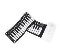 Alasum Portable Electronic Keyboard Roll-up Piano Silicone Foldable Hand Roll Piano for Beginner Folding Travel Keyboard