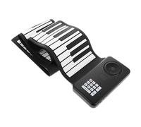 Alasum Portable Foldable Roll up Piano Keyboard Speaker Battery Powered Silicone Hand Roll Piano for Travel and Beginners for Musicians The Go