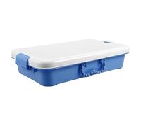 Alasum Portable Montessori Sand Tray with Lid, Handheld Sandbox Storage Box, Small Plastic Organizer for Outdoor and Indoor Play