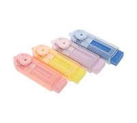 Alasum Portable Retractable Erasers Sliding Erasers 4pcs for Students, TPR Material for Daily Use and Elementary School Rewards