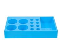 Alasum Portable Sample Collection Organizer and Abs Stool Sampling Tray Sample Tube Rack with Integrated Design, Tubes Holder for for Use