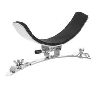 Alasum Portable Silver Snare Drum Support Accessory Made of Sturdy Stainless Steel with Sponge Padding, Compatible with Marching Drum Models for Home Use