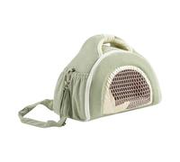 Alasum Portable Small Pet Carrier Bag for Hamsters and Rats, Breathable Polyester and Plush Travel Carrier Providing Warmth for Autumn and Winter Outdoor Adventures