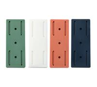 Alasum Power Strip Holder 4pcs Abs Plastic Wall Mount Rack Slot Design for Space Saving Compatible Power Strip and Wifi Router in Living Room