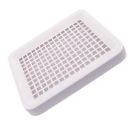 Alasum Rabbit Litter Box Indoor Bunny Potty Tray Plastic Rectangular Assorted Colour Large Activity Space Prevents Pet's Feet Scratches Suitable for Bathroom and Office Use