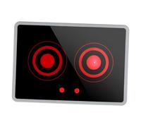Alasum Realistic Play Kitchen Induction Stove with Sound and Light Portable Pretend Kitchen Appliance for Educational Role Play Accessory for Boys