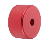 Alasum Record Weight Stabilizer 7 Inch Vinyl Record Clamp Aluminum Alloy Red Turntable Disc Accessory Reduces Vibration and Resonance Universal Compatibility for Home Listening