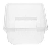 Alasum Reptile Feeding Box Airtight Container for Tarantula Enclosure Vertical Insect Terrarium Practical Habitat Incubator for Small Reptiles