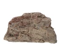 Alasum Reptile Hide Cave Resin Rock Simulation Stone Reptile Pet Habitat Decor Box for Terrarium Adornment and Photography Prop