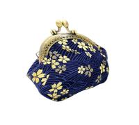 Alasum Retro Cherry Blossom Coin Purse Pattern Wallet Gilded Change Purse for Girls