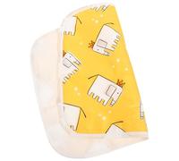 Alasum Reusable Washable Hamster Cage Liner Small Pet Training Pad 35x45cm Yellow Elephant Print Guinea Pig Bedding Mat for Indoor Use