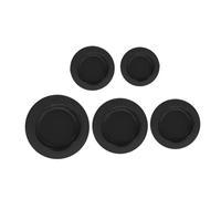 Alasum Round Rubber Plug - 5 Pack Black Money Box Stoppers 3.80Cm Easy to Use for Home and Office Protection Versatile and Stylish Design