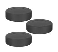 Alasum Rubber Hockey Pucks and Realistic Ice Hockey Experience 3pcs for Practicing with Adjustable Hardness Reusable Mesh Bag Included for Training the Ground