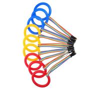 Alasum Safety Walking Rope with Comfortable Grip 9pcs and Reusable Plastic and Fiber Material for Kindergarten and Outdoors and Preschool Walking