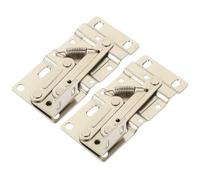 Alasum Self Closing Iron Hinges 45 Degree Opening Angle 2pcs Rust-Proof and Quiet Environment Cabinet Hardware for Kitchen Tip-Out Trays