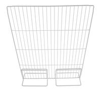 Alasum Shelf Divider Freezer Separator 14.5x10.2x0.5inch White Iron Wire Metal Sturdy Construction Effective Space Separation for Household Freezers and Commercial Use